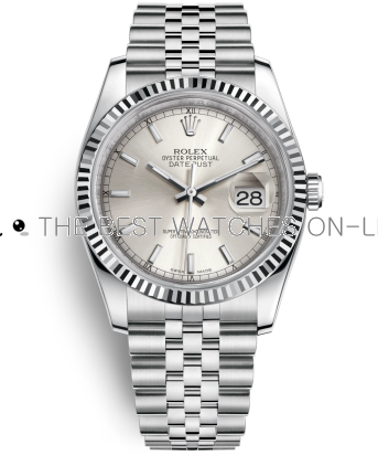 Rolex Datejust Swiss Automatic Watch 116234-0080 Silver Dial 36mm (High End)