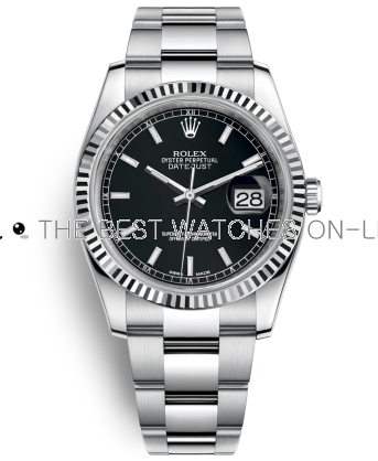 Rolex Datejust Black Dial 116234-0091 36mm 