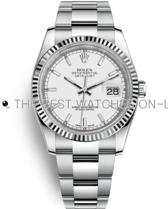 Rolex Datejust Swiss Automatic Watch 116234-0127 White Dial 36mm (High End)