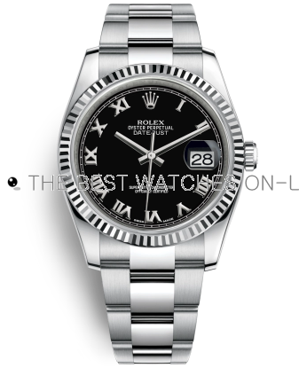 Rolex Datejust Swiss Automatic Watch 116234-0146 Black Dial 36mm (High End)