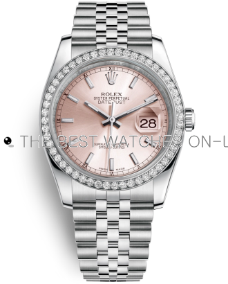 Rolex Datejust Swiss Automatic Watch 116244-0050 Pink Dial 36mm (High End)