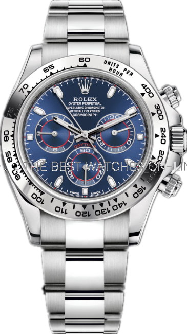 Replica Rolex Daytona Swiss Automatic 116509-0071 Dark Blue Dial 40mm (High End)