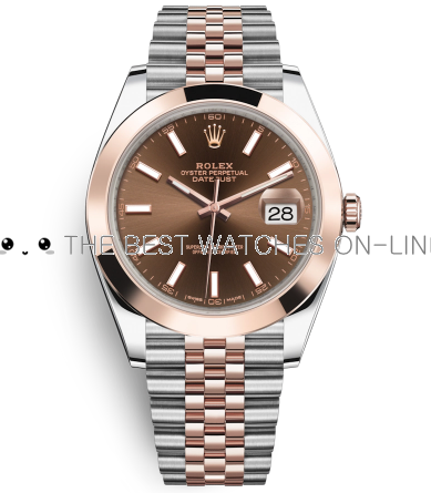 Rolex Datejust II Swiss Replica Watch 126301-0002 Chocolate Dial 41mm (High End)