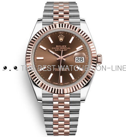 Rolex Datejust II Swiss Replica Watch 126331-0002 Chocolate Dial 41mm (High End)