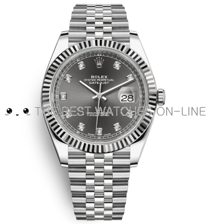 Rolex Datejust II Swiss Replica Watch 126334-0006 Gray Dial 41mm (High End)