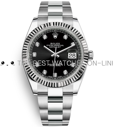 Replica Rolex Datejust II Automatic Watch 126334-0011 Black Dial 41mm