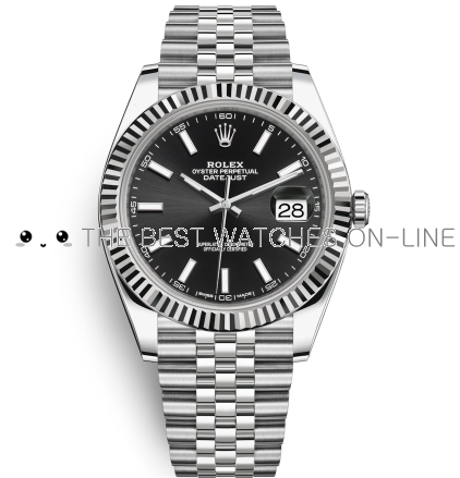 Replica Rolex Datejust II Automatic Watch 126334-0018 Black Dial 41mm