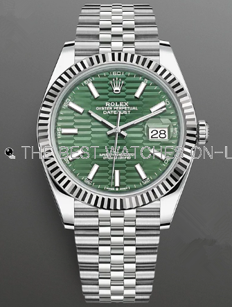 Rolex Datejust II Replica Swiss Watch 126334-0030 Green Dial (High End)