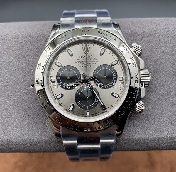 Replica Rolex Daytona Swiss Automatic 116509-0072 Gray Dial 40mm (High End)