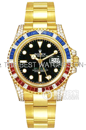 Swiss Rolex GMT Master II 116758 SAru 78208 18K Yellow Gold