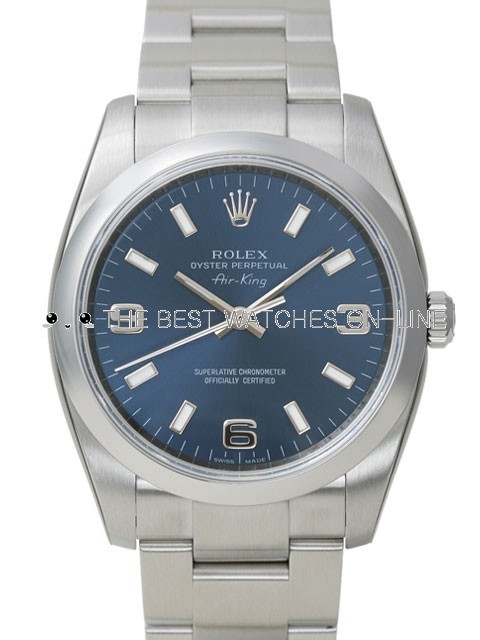 Swiss Rolex Air-King 114200-70190 Blue Dial Men Automatic Replica Watch