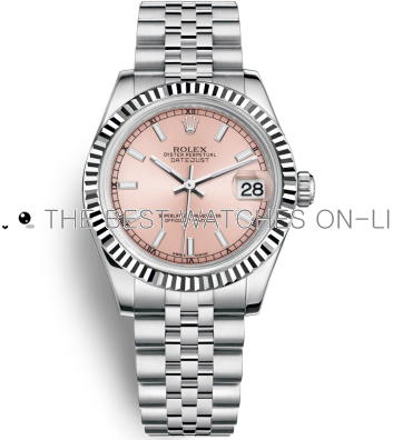 Rolex Datejust 31MM 178274-0012 Pink dial Ladies Automatic Replica Watch