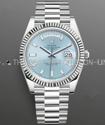 Rolex Day-Date II Replica Swiss Watch 228236-0006 Ice Blue Dial (High End)