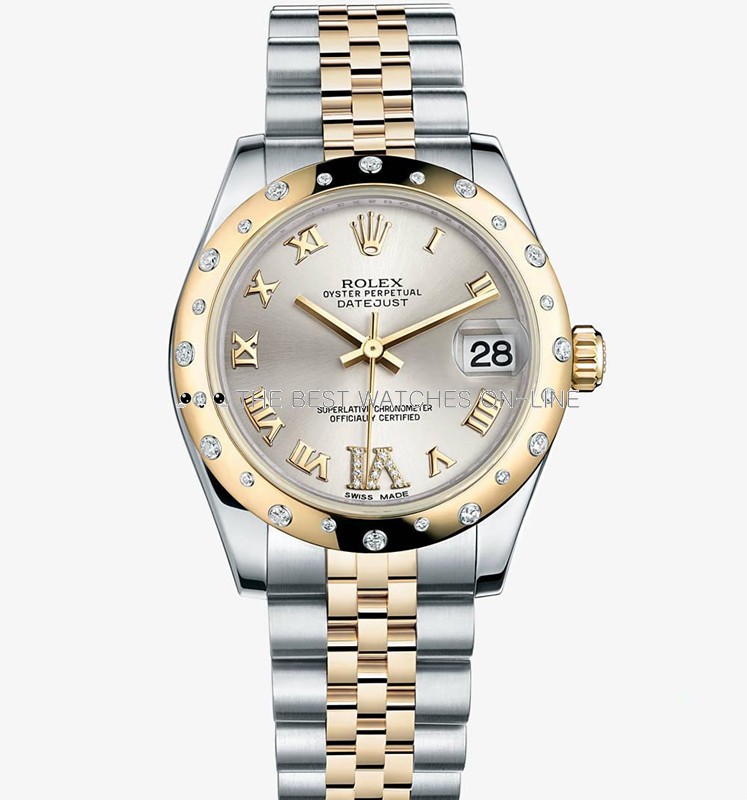 Swiss Rolex Datejust Ladies 178343 Silver dial Roman numerals Automatic Replica Watch