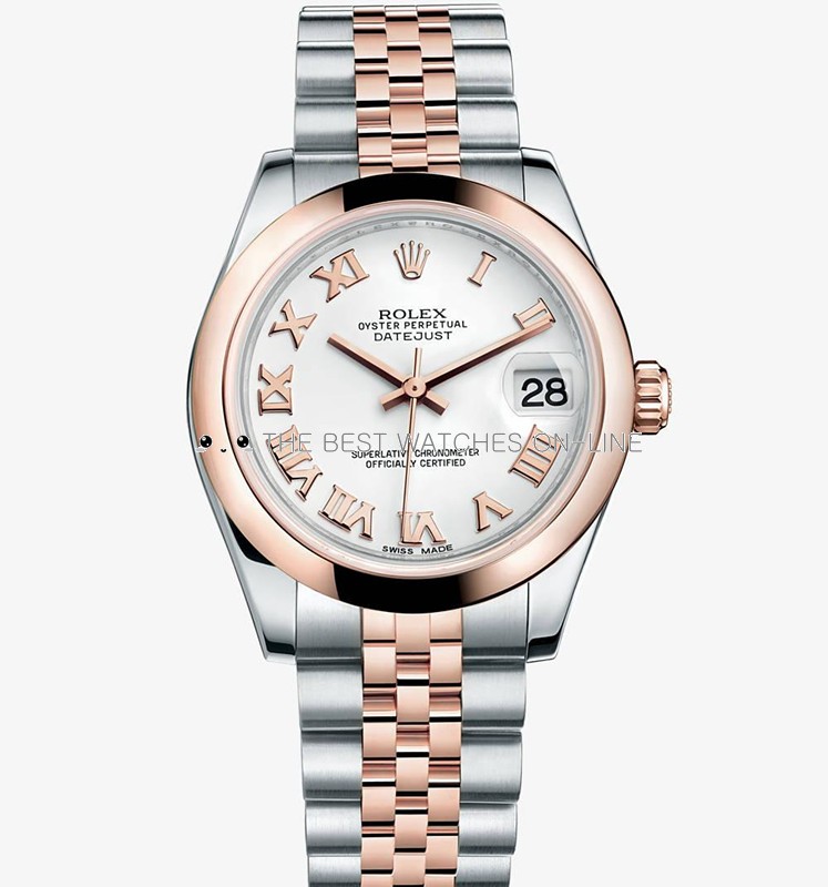 Rolex Datejust Ladies 178241 White dial Roman numerals Automatic Replica Watch