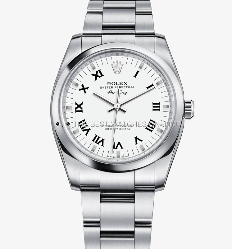 rolex air king roman numerals