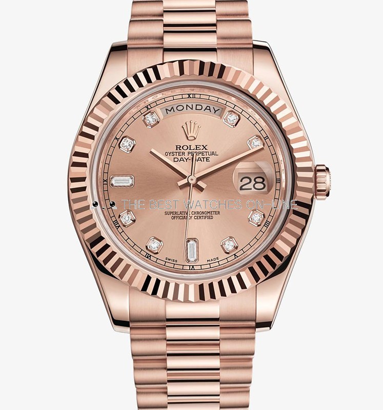 rose gold rolex for men