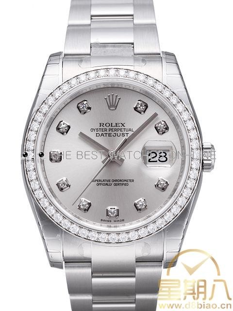 silver rolex mens