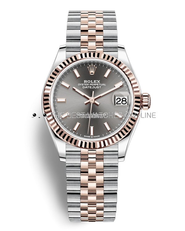 Replica Rolex Lady-Datejust 2019 Swiss Watches 278271-0018 Gray Dial 31mm(High End)