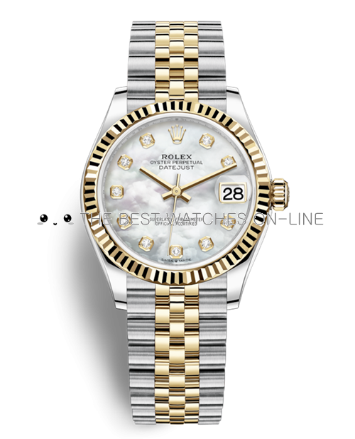 Replica Rolex Datejust Ladies Swiss Watches 278273-0028 MOP Dial 31mm(High End)