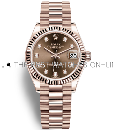 Replica Rolex Datejust Automatic Watch 278275-0010 Chocolate Dial 31mm