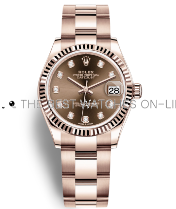 Replica Rolex Datejust Automatic Watch 278275-0017 Chocolate Dial 31mm