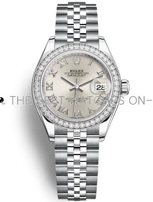 Rolex Datejust Ladies Automatic Watch Silver White Dial 31mm