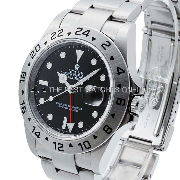Swiss Rolex Explorer II 16570-78790 Black Dial Men Automatic Replica Watch (Super Model)