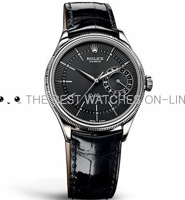 Rolex Cellini Swiss Replica Watch Date 50519-0007 Black Dial 39mm (High End)