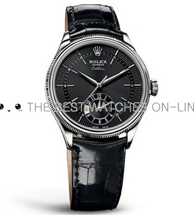 Rolex Cellini Swiss Replica Watch 50529-0007 Black Dial 39mm (High End)