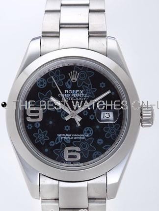 Rolex Datejust II Replica Watches Black Dial RX4119