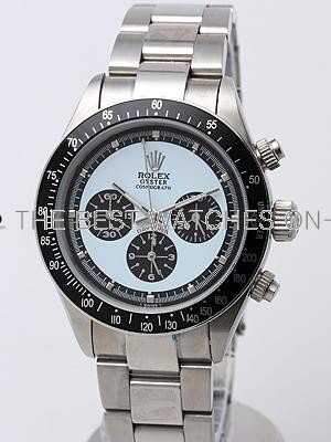 Rolex Daytona Replica Watches SS Shallow blue Dial Blue Inner Meter SS band