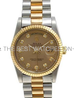 Rolex Datejust II Replica WatchesAureate Dial RX4108