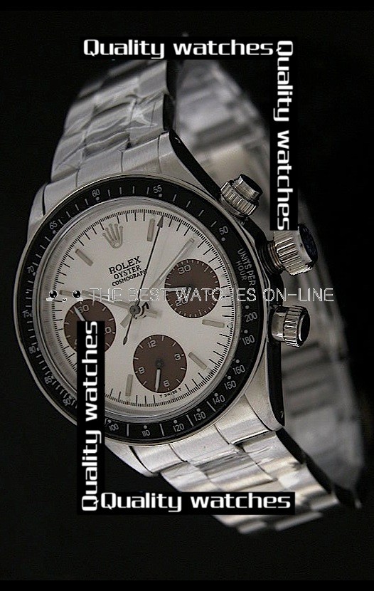 Swiss Rolex Cosmograph Daytona Black bezel Brown Sub-Dials  Automatic Replica Watch 