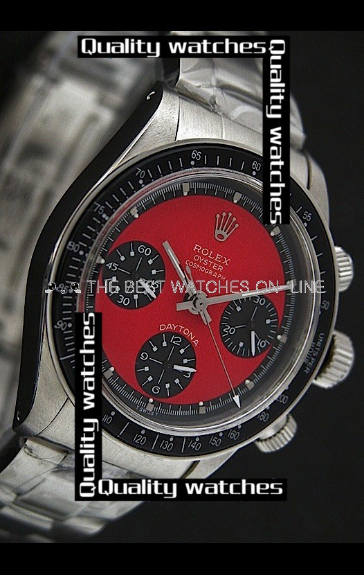 Swiss Rolex Oyster Cosmograph Daytona Black Sub-Dials Dot time markers Automatic Replica Watch 