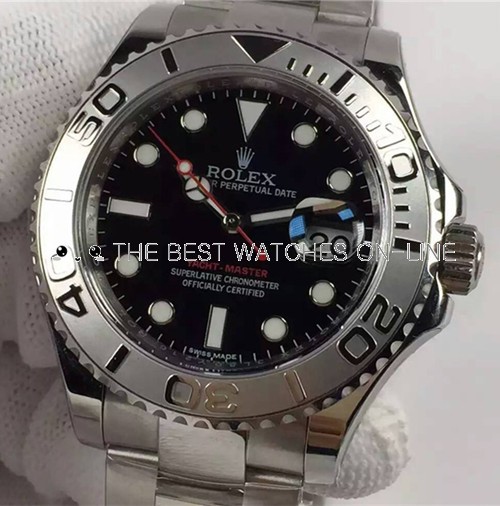 Rolex Yacht-Master Swiss Automatic Watch Black Dial (High End)   