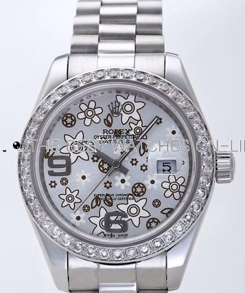 Rolex Datejust II Replica Watches Silver Dial RX4124