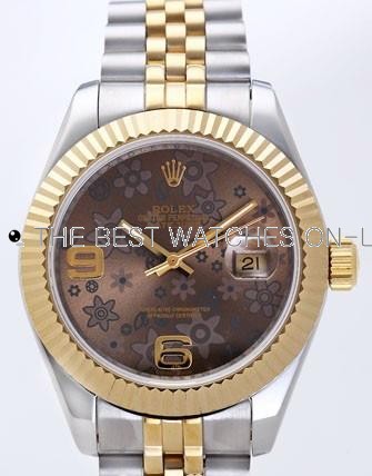 Rolex Datejust II Replica Watches Brown Dial RX4101