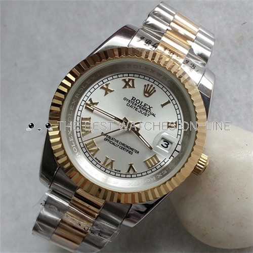 Rolex Datejust II Replica Watches Silver Dial RX4106