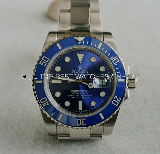 Swiss Rolex Submariner 116610 Blue Dial 