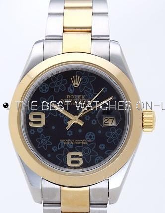 Rolex Datejust II Replica Watches Black Dial RX4129