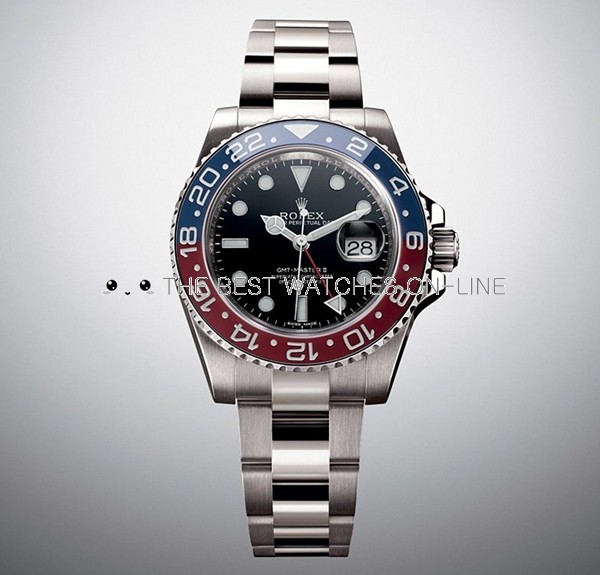 Rolex GMT-Master II Swiss Cal.3186 Automatic Watch Blue Red Bezel (Super Model)