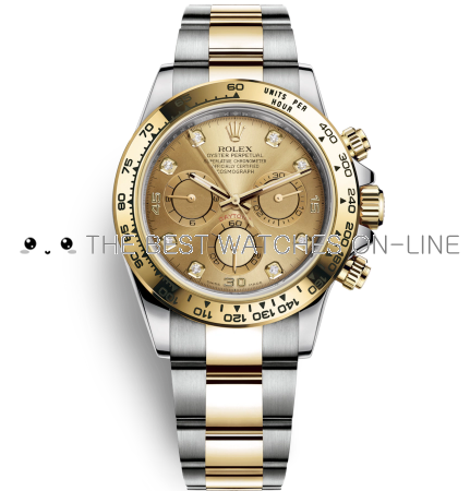 Rolex Cosmograph Daytona 116528 Gold Dial Men Automatic Replica Watch
