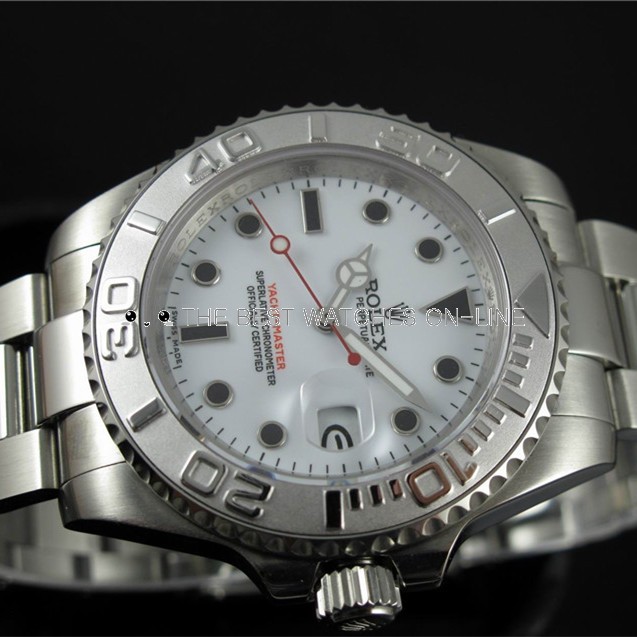 Swiss Rolex Yacht-Master White dial Men Automatic Replica Watch