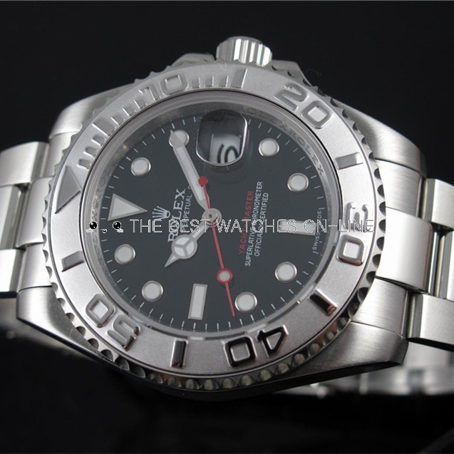 Rolex Yacht-Master Black dial Men Automatic Replica Watch     