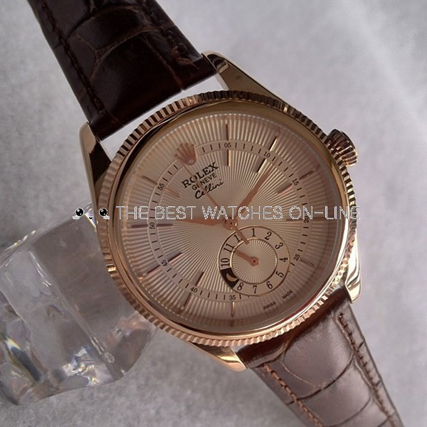 Replica Rolex Cellini Automatic Watch 50525-0008 Silver White Dial 39mm