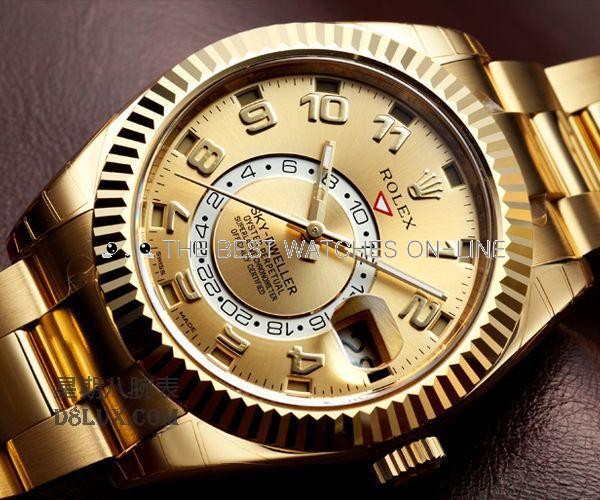 Dial：Brilliant Gold Dial, Gold Hour hand, Minute Hand, Second Hand