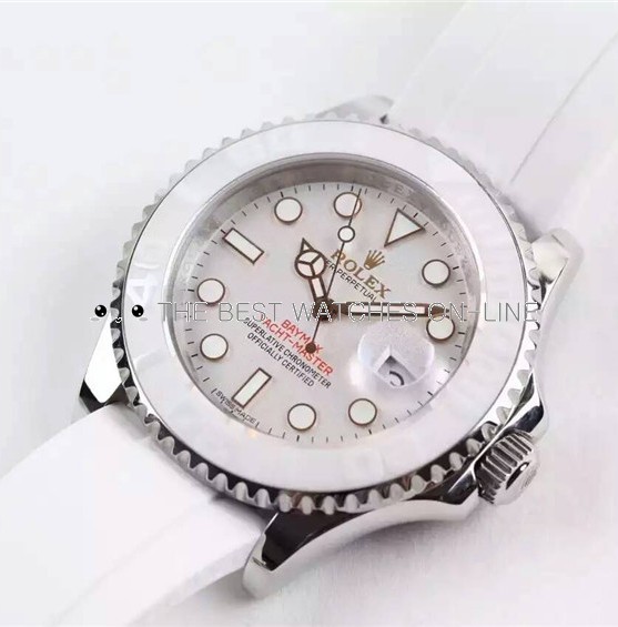 Rolex BayMax Yacht-Master Swiss Automatic Watch Full White (High End)