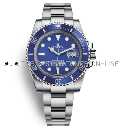 Replica Rolex Submariner Automatic Watch 116619LB 0001 Blue Dial 40mm