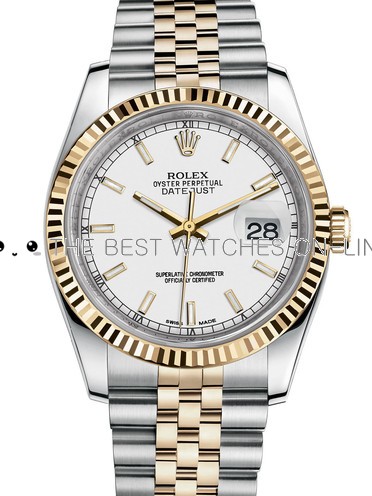 Rolex Datejust Replica Swiss Watch 116233-0200 White Dial (High End)